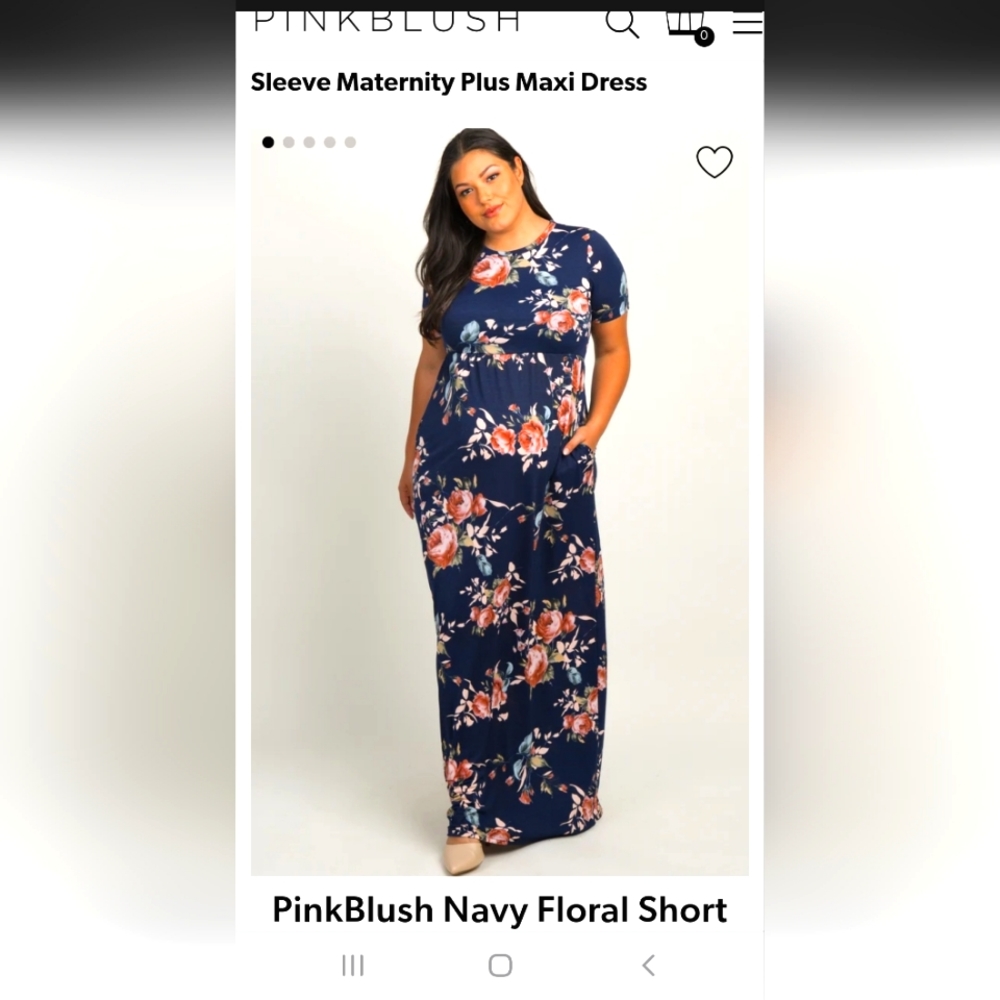 Pinkblush maternity dress